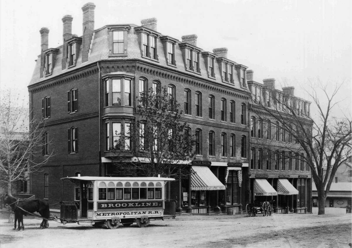 Colonade Building as they were in 1872